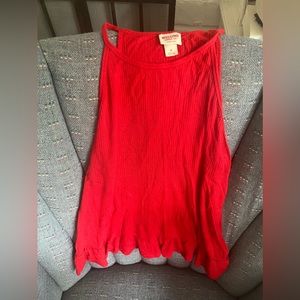 Target Mossimo Supply Co. Ruffle Peplum Tank - S